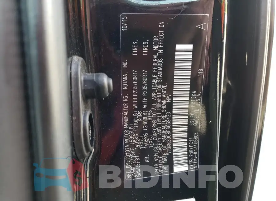 5TDKK3DC8FS669423 Photo# 14