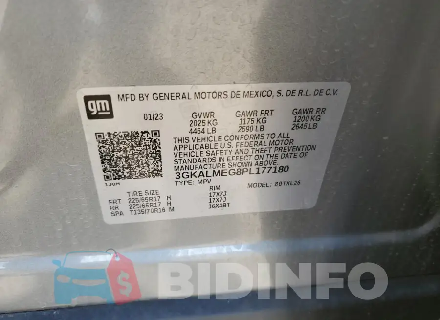 3GKALMEG8PL177180 Photo# 12