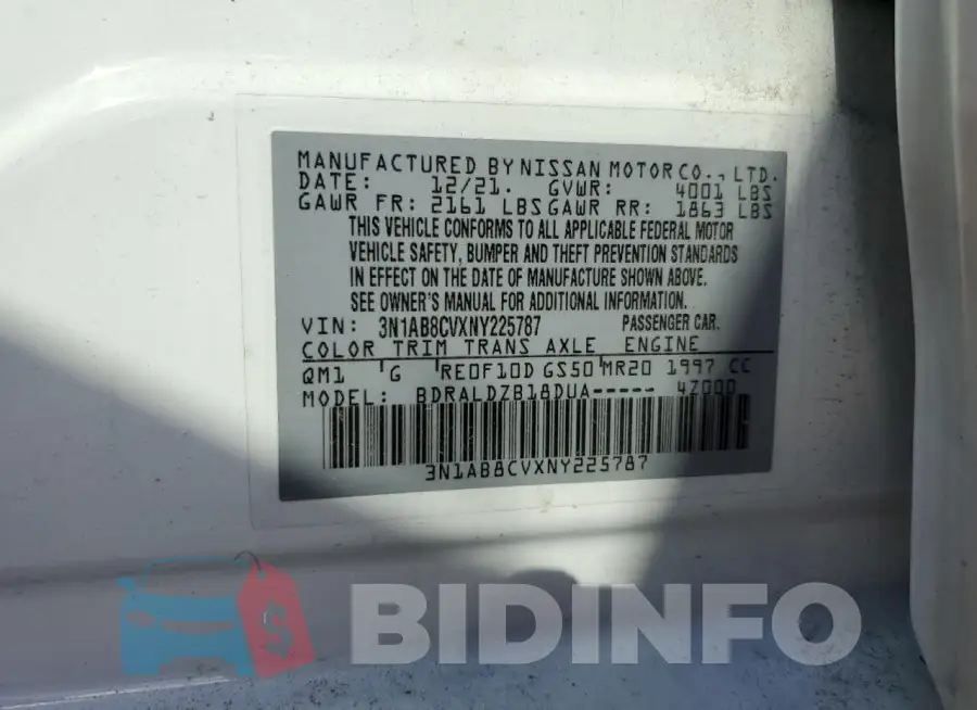 3N1AB8CVXNY225787 Photo# 12