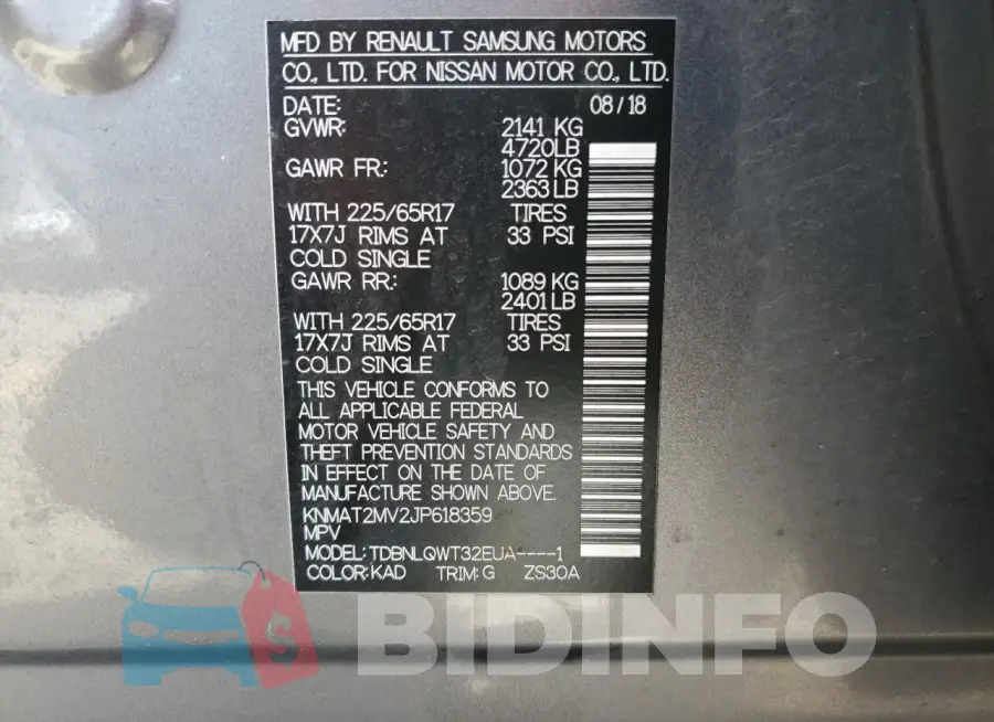 KNMAT2MV2JP618359 Photo# 12