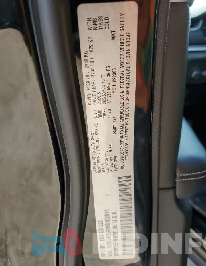 1C4RJKBG0M8100911 Photo# 13