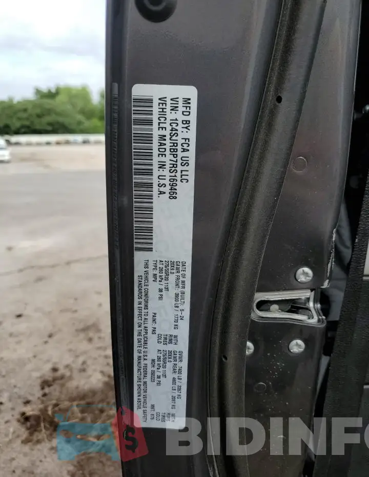 1C4SJRBP7RS169468 Photo# 14