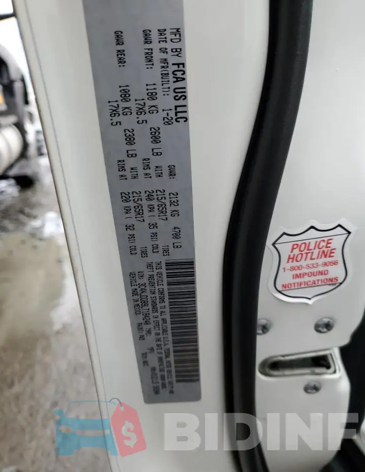 3C4NJDDB9LT184240 Photo# 13