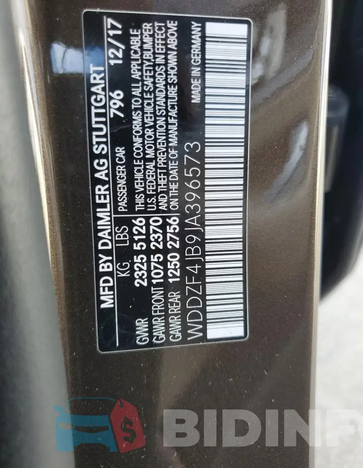 WDDZF4JB9JA396573 Photo# 12
