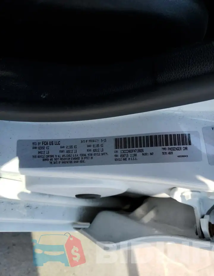 1C3CCCAB3FN718826 Photo# 12