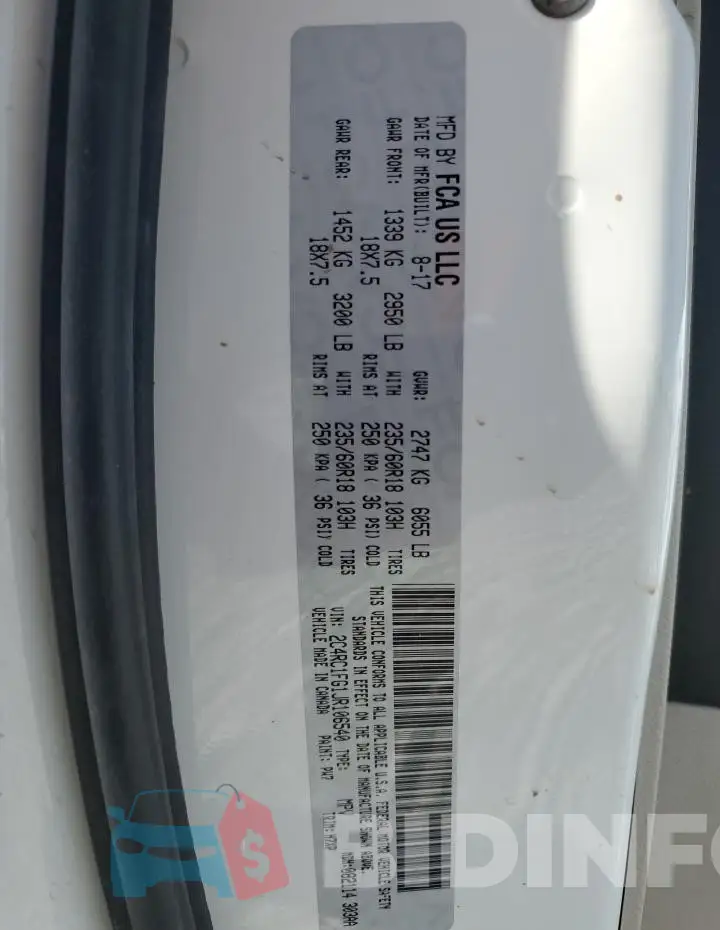 2C4RC1FG1JR106540 Photo# 13