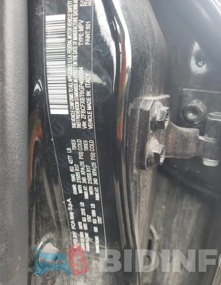 ZFBCFXBT6GP466094 Photo# 12