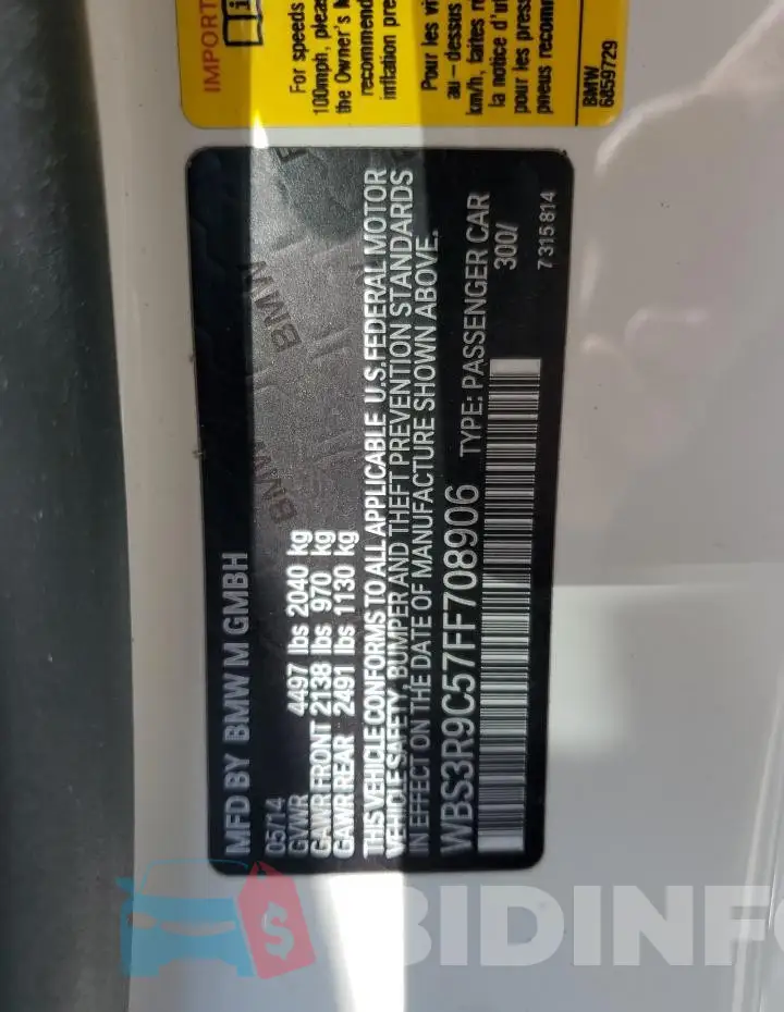 WBS3R9C57FF708906 Photo# 13