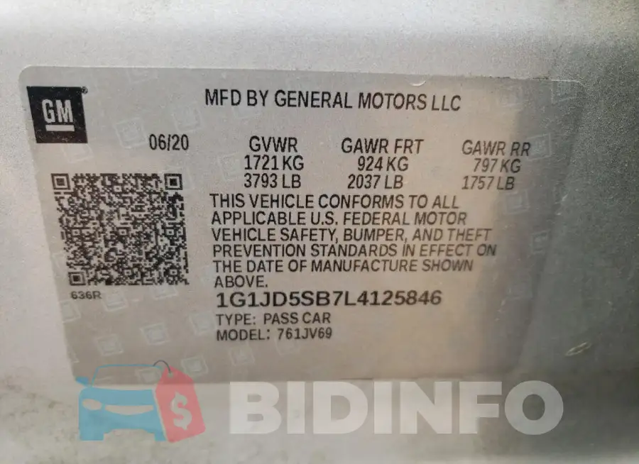1G1JD5SB7L4125846 Photo# 12