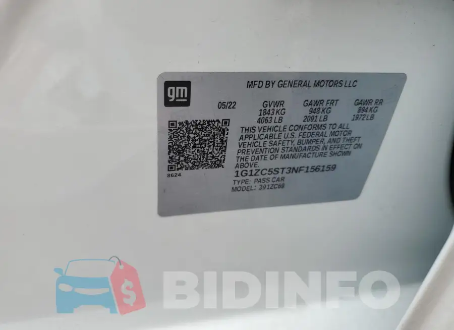 1G1ZC5ST3NF156159 Photo# 12