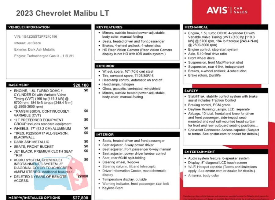1G1ZD5ST2PF240196 Photo# 12