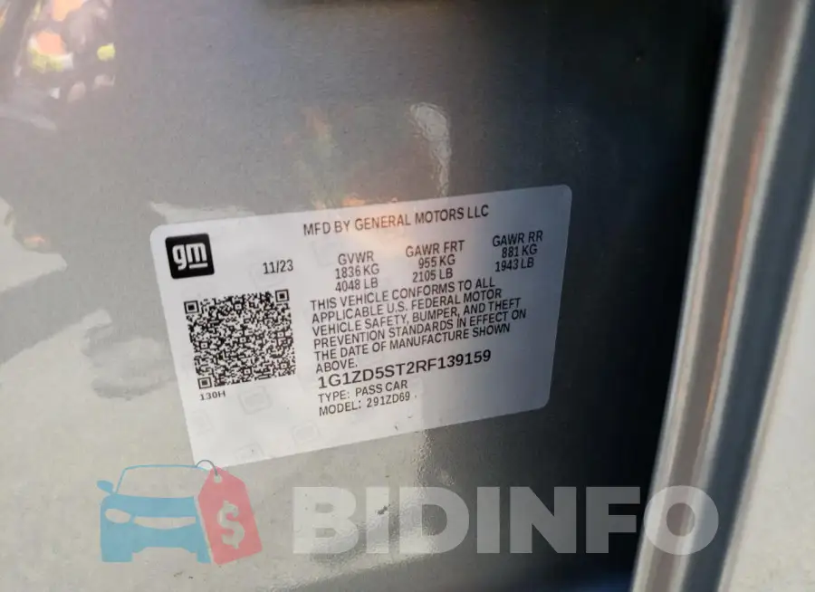 1G1ZD5ST2RF139159 Photo# 12