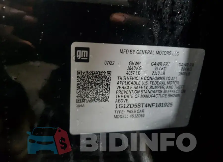 1G1ZD5ST4NF181925 Photo# 12