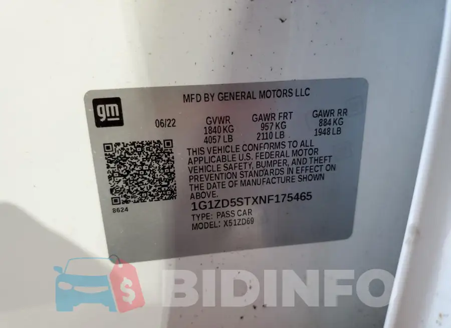 1G1ZD5STXNF175465 Photo# 13