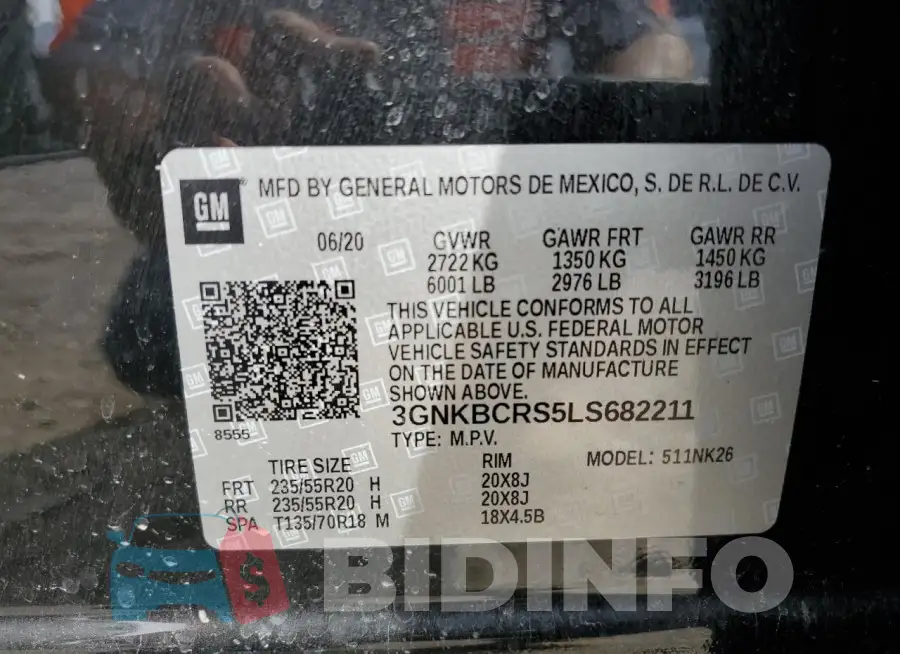 3GNKBCRS5LS682211 Photo# 12
