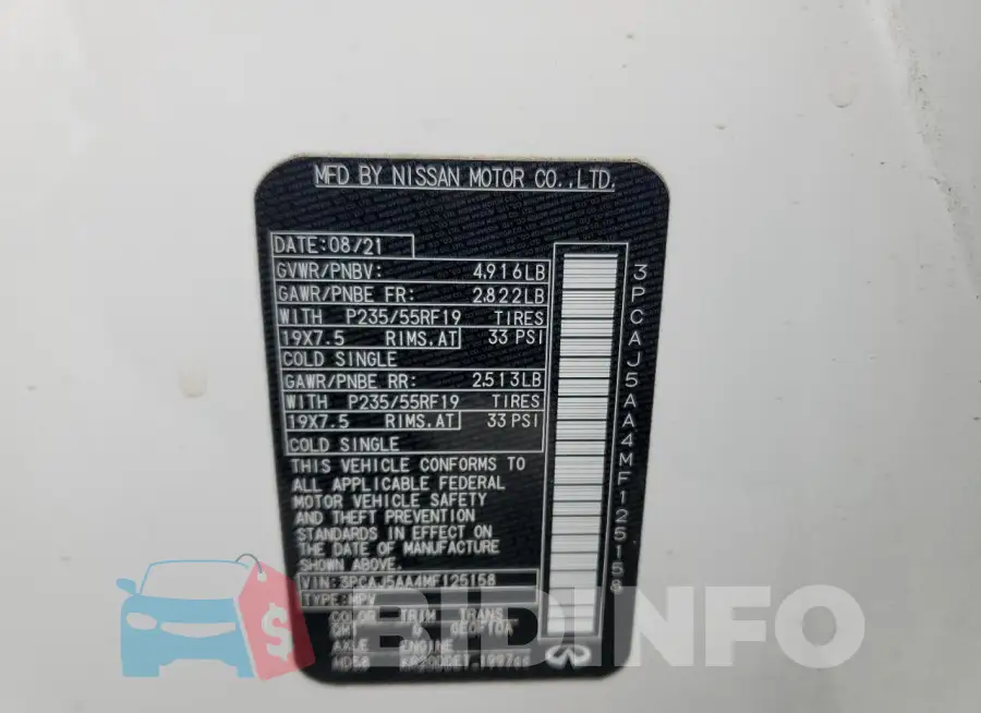 3PCAJ5AA4MF125158 Photo# 12