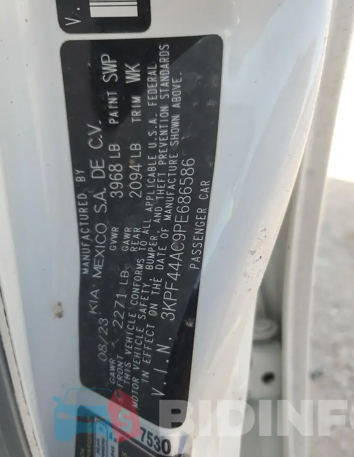 3KPF44AC9PE686586 Photo# 13