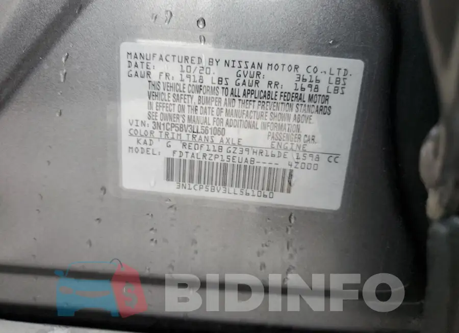 3N1CP5BV3LL561060 Photo# 12