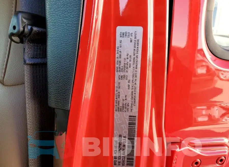 1C4JJXP62PW562039 Photo# 13