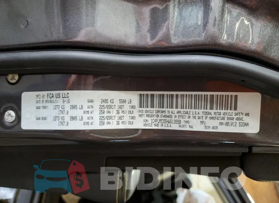 1C4PJMCS5HW513558 Photo# 13