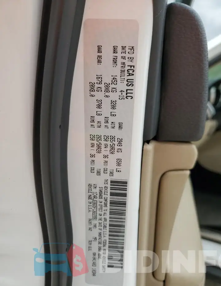 1C4RJEBG5FC822991 Photo# 13
