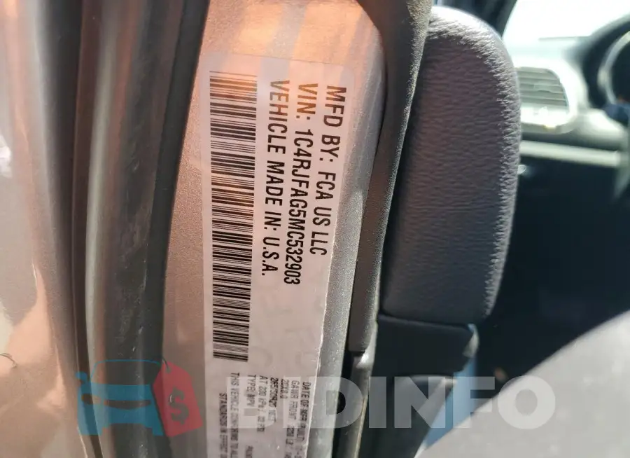 1C4RJFAG5MC532903 Photo# 13