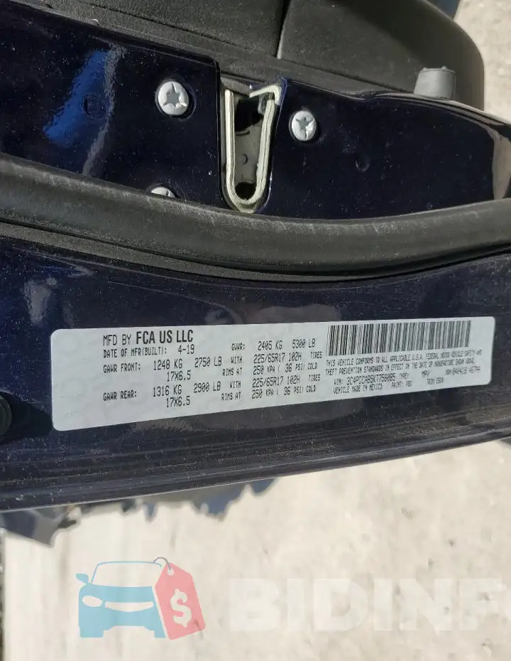 3C4PDCAB5KT758085 Photo# 12
