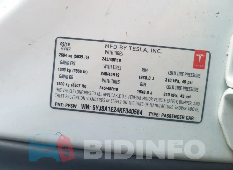 5YJSA1E24KF340584 Photo# 10