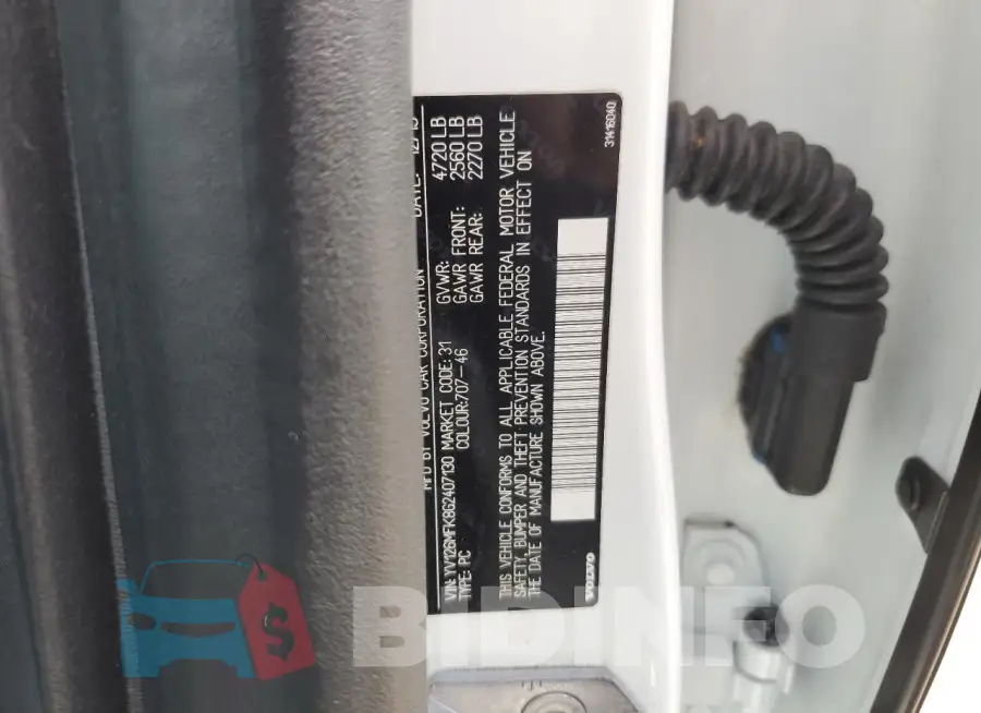 YV126MFK8G2407130 Photo# 12