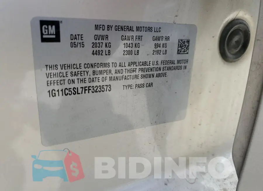 1G11C5SL7FF323573 Photo# 12