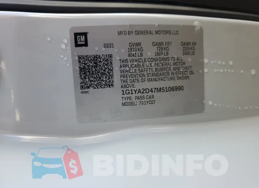 1G1YA2D47M5106990 Photo# 13