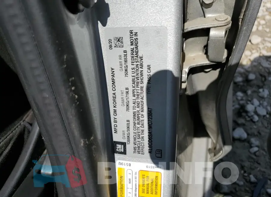 KL8CD6SA1MC723847 Photo# 12