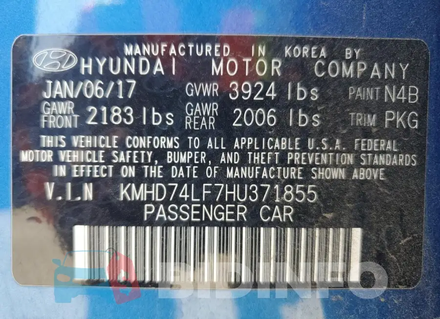 KMHD74LF7HU371855 Photo# 13