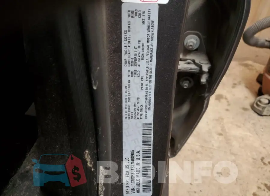 1C6SRFJT3LN408985 Photo# 13