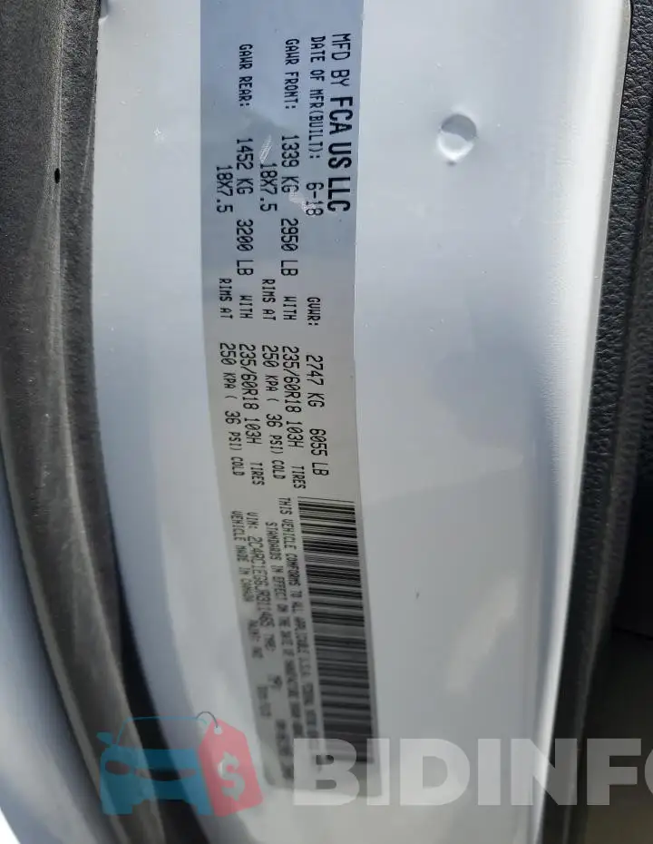 2C4RC1EG6JR311465 Photo# 12