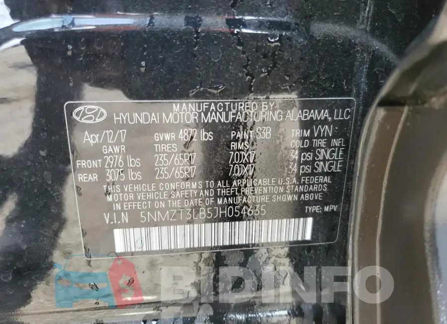 5NMZT3LB5JH054635 Photo# 13