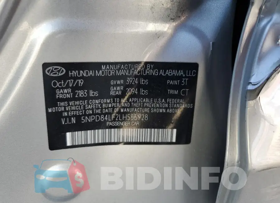 5NPD84LF2LH555928 Photo# 12
