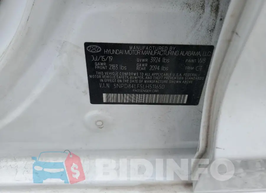 5NPD84LF5LH511650 Photo# 12