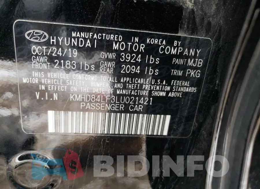 KMHD84LF3LU021421 Photo# 12
