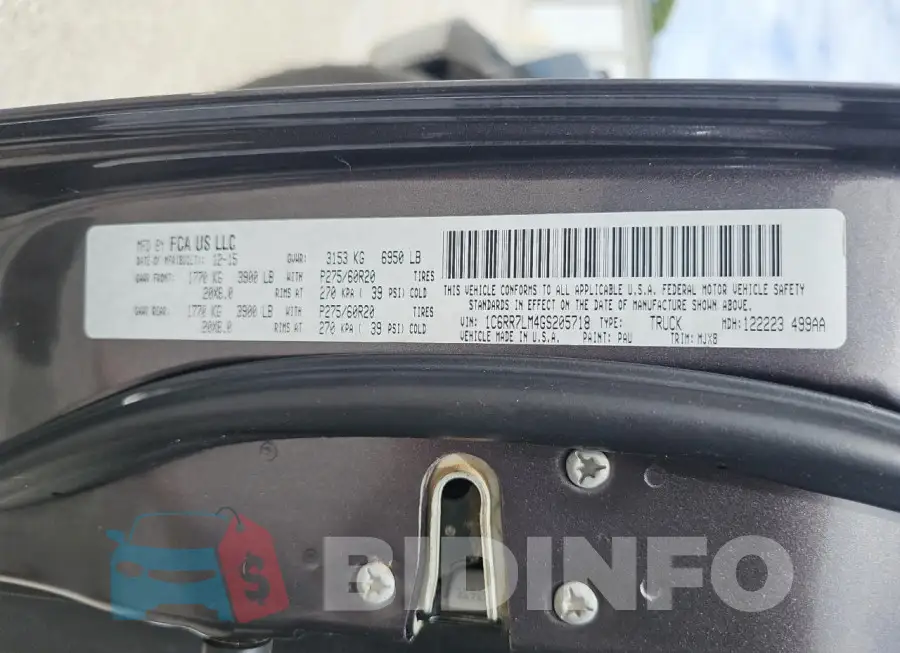 1C6RR7LM4GS205718 Photo# 10