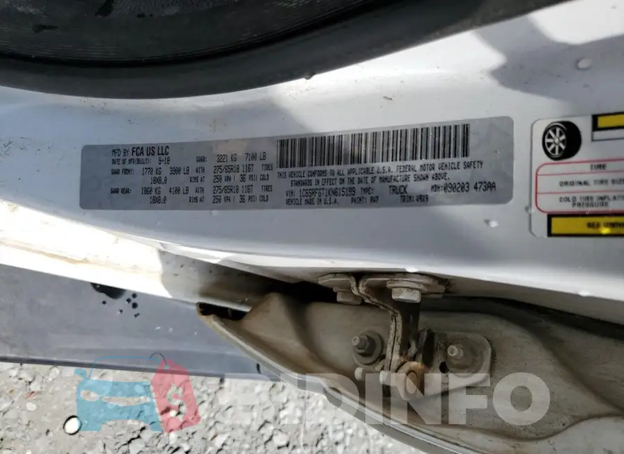 1C6SRFGT1KN615199 Photo# 12