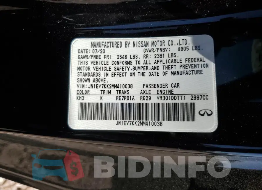 JN1EV7KK2MM410038 Photo# 12