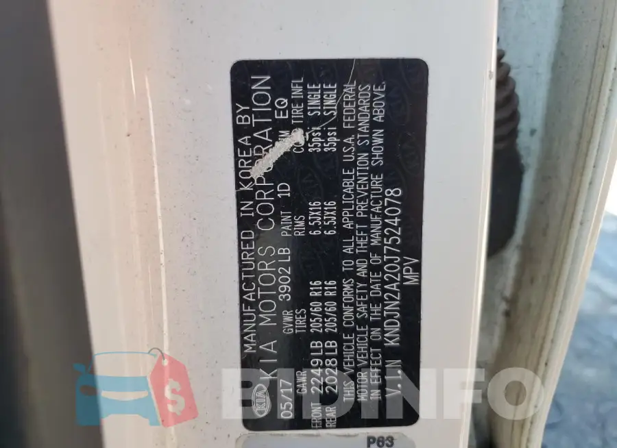 KNDJN2A20J7524078 Photo# 14