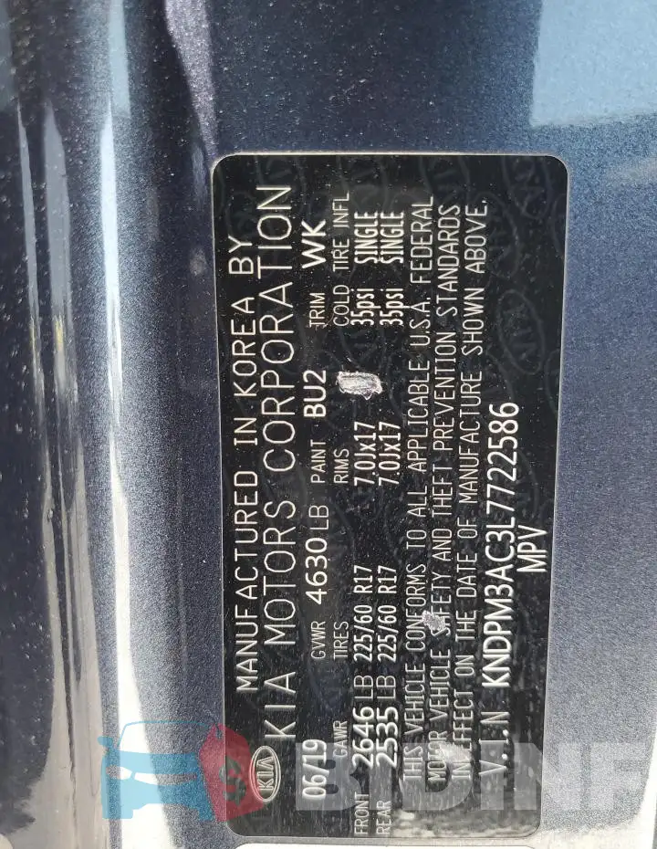 KNDPM3AC3L7722586 Photo# 13