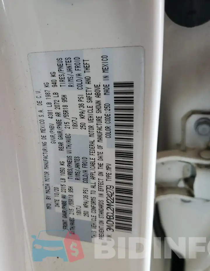 3MVDMBCL2MM224279 Photo# 13