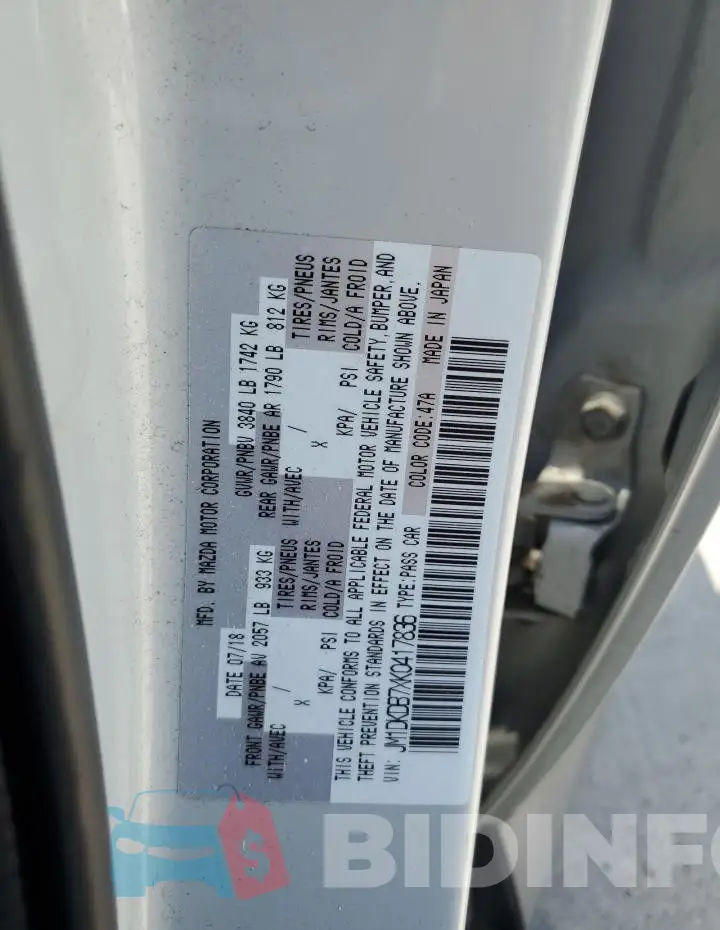 JM1DKDB7XK0417836 Photo# 13