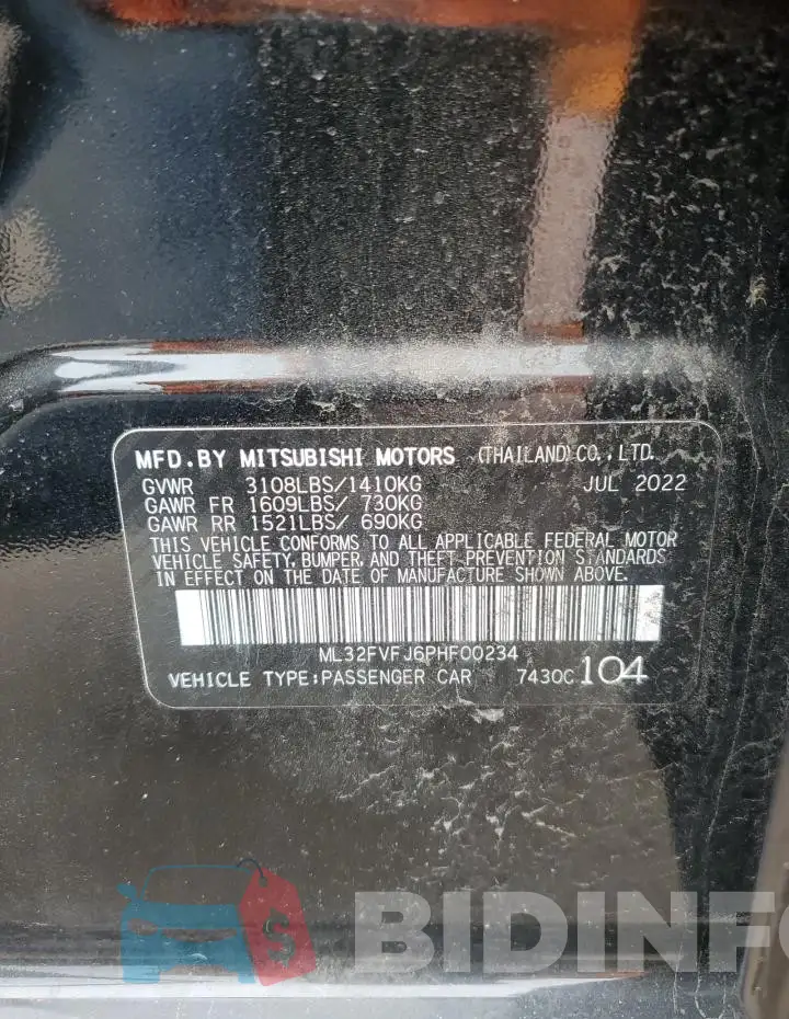 ML32FVFJ6PHF00234 Photo# 12