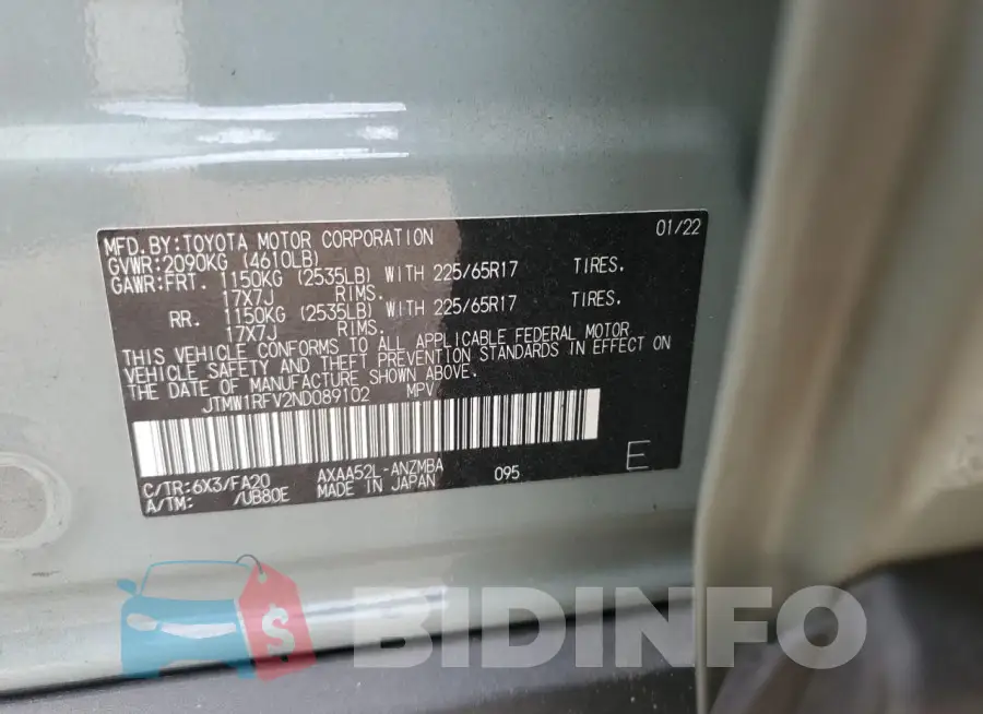 JTMW1RFV2ND089102 Photo# 13