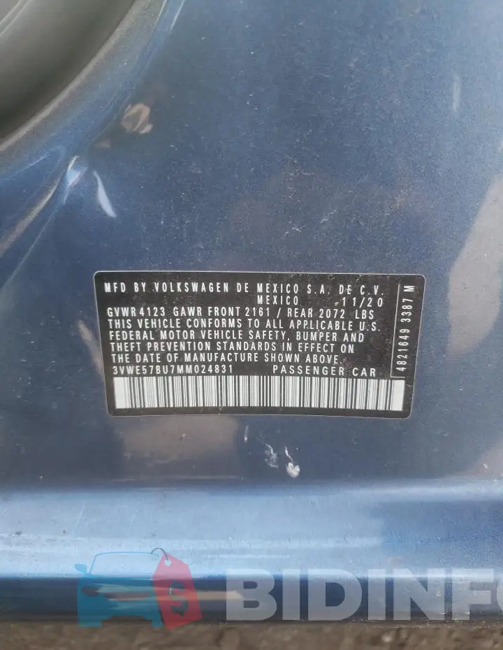 3VWE57BU7MM024831 Photo# 12
