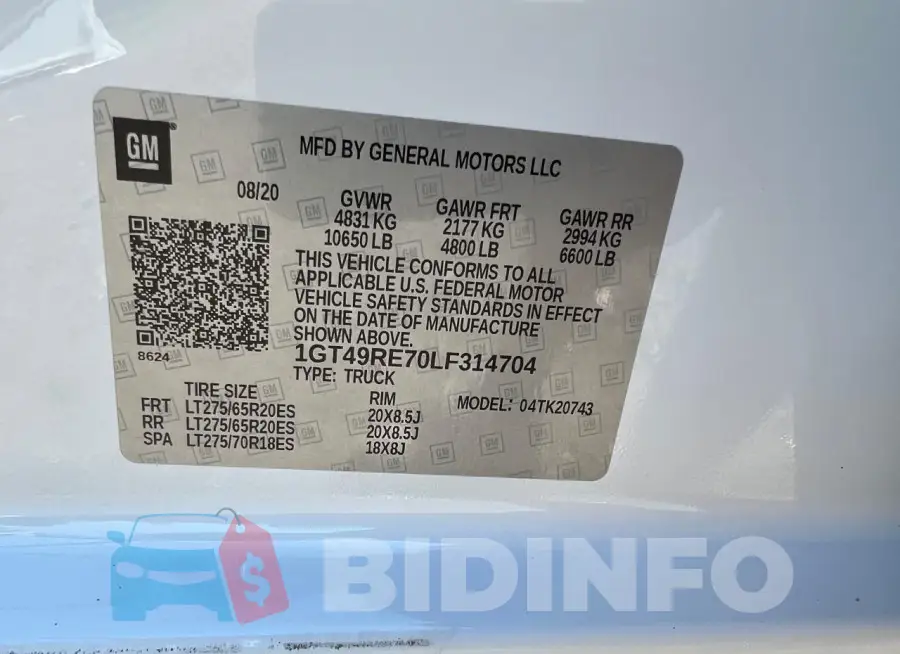 1GT49RE70LF314704 Photo# 10